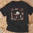 Cute Bear Is Reading a Book Reading Panda Bear T-Shirt Gifts for Old Men Cute Bear Is Reading a Book Reading Panda Bear T-Shirt Gifts for Old Men