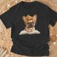 Cute Bulldog Reading Dog Book Lover Animal Graphic French T-Shirt Gifts for Old Men Cute Bulldog Reading Dog Book Lover Animal Graphic French T-Shirt Gifts for Old Men