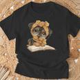 Cute Dog Reading Book Bandana Pup Reader T-Shirt Gifts for Old Men Cute Dog Reading Book Bandana Pup Reader T-Shirt Gifts for Old Men
