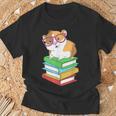 Cute Rodent Pet Bookworms Books And Guinea Pig T-Shirt Gifts for Old Men
