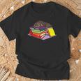 Dachshund Book Reading Lovers Bookworm Girls Teachers T-Shirt Gifts for Old Men