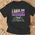 Dark Romance Shirt Women Smutt Book Merch I Have No Triggers T-Shirt Gifts for Old Men Dark Romance Shirt Women Smutt Book Merch I Have No Triggers T-Shirt Gifts for Old Men