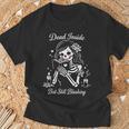 Dark Romance Skeleton Merch Outfits Woman Smut Book Reading T-Shirt Gifts for Old Men