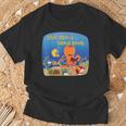 Dive Into a Good Book Reading Pun T-Shirt Gifts for Old Men