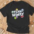 DOAWK Colorful Team Wimpy Sticker Collage Book Series T-Shirt Gifts for Old Men