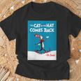 Dr Seuss The Cat In The Hat Comes Back Book Cover T-Shirt Gifts for Old Men