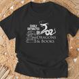 Dragons And Books Dragon Lover Bookish Dragon Bookworm T-Shirt Gifts for Old Men