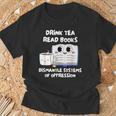 Drink Tea Read Books Dismantle Systems Of Oppression T-Shirt Gifts for Old Men