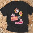 Dungeon Crawler Carl Colorful Sticker Collage LitRPG Book T-Shirt Gifts for Old Men