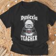 Dyslexia Teacher Therapist Dyslexic Therapy Panda Book Heart T-Shirt Gifts for Old Men Dyslexia Teacher Therapist Dyslexic Therapy Panda Book Heart T-Shirt Gifts for Old Men