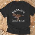 Easily Distracted By Dinosaurs And Books Outfits Men Women T-Shirt Gifts for Old Men Easily Distracted By Dinosaurs And Books Outfits Men Women T-Shirt Gifts for Old Men