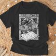 Easily Distracted By Dragons & Books Artwork T-Shirt Gifts for Old Men Easily Distracted By Dragons & Books Artwork T-Shirt Gifts for Old Men