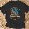 Easily Distracted By Dragons And Books Nerd Dragon T-Shirt Gifts for Old Men