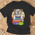 English Bulldog Back To School Book Worm Dog T-Shirt Gifts for Old Men English Bulldog Back To School Book Worm Dog T-Shirt Gifts for Old Men