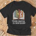 Every Chapter Is A New Season Autumn Book Lover T-Shirt Gifts for Old Men Every Chapter Is A New Season Autumn Book Lover T-Shirt Gifts for Old Men