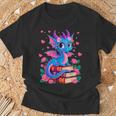 Fantasy Dragon Reading Books Bookworm T-Shirt Gifts for Old Men Fantasy Dragon Reading Books Bookworm T-Shirt Gifts for Old Men