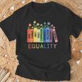 Floral Book Equality Human Rights Social Justice Peace Love T-Shirt Gifts for Old Men Floral Book Equality Human Rights Social Justice Peace Love T-Shirt Gifts for Old Men