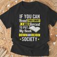 I Was Forced To Put My Book Down Book Lover Reading Small T-Shirt Gifts for Old Men