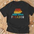 Freadom Read Banned Books Reader Bookworm T-Shirt Gifts for Old Men