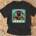 Have Fun With Books Sarcastic Occult Retro Comic Dark Humor T-Shirt Gifts for Old Men Have Fun With Books Sarcastic Occult Retro Comic Dark Humor T-Shirt Gifts for Old Men