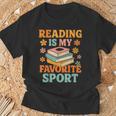 Fun Reading Is My Favorite Sport Book Lover T-Shirt Gifts for Old Men