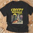 FUNNY Creepy Neighbor Comics Parody Horror Comic Book T-Shirt Gifts for Old Men FUNNY Creepy Neighbor Comics Parody Horror Comic Book T-Shirt Gifts for Old Men