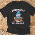 Garden Gnomes Bookworm Please Im A Book Gnome Book Lover T-Shirt Gifts for Old Men