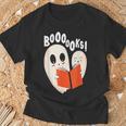Ghost Book Reading T-Shirt Gifts for Old Men Ghost Book Reading T-Shirt Gifts for Old Men