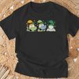 Gnomes Reading Books Teacher St Patricks Day Shamrock Irish T-Shirt Gifts for Old Men