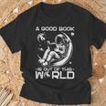 A Good Book Is Out Of This World Space Book Lover T-Shirt Gifts for Old Men