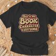 Groovy This Is My Book Character Costume Book Lover T-Shirt Gifts for Old Men