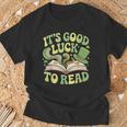 Groovy It's Good Luck To Read St Patrick's Day Book Lucky T-Shirt Gifts for Old Men Groovy It's Good Luck To Read St Patrick's Day Book Lucky T-Shirt Gifts for Old Men