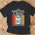 I Like Hamsters & Books And Maybe 3 People Hamster Lover T-Shirt Gifts for Old Men I Like Hamsters & Books And Maybe 3 People Hamster Lover T-Shirt Gifts for Old Men