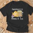 Happiness Is Books And Tea T-Shirt Gifts for Old Men Happiness Is Books And Tea T-Shirt Gifts for Old Men