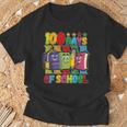 Happy 100 Day Of School Teacher Book 100 Days Of School T-Shirt Gifts for Old Men