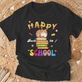 Happy Back To School Cat Books The Start Of The School Year T-Shirt Gifts for Old Men Happy Back To School Cat Books The Start Of The School Year T-Shirt Gifts for Old Men