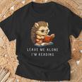 Hedgehog Book Lover Leave Me Alone I'm Reading Girls T-Shirt Gifts for Old Men Hedgehog Book Lover Leave Me Alone I'm Reading Girls T-Shirt Gifts for Old Men