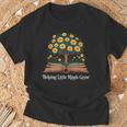 Helping Little Minds Grow Book Tree Education T-Shirt Gifts for Old Men