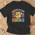 HUGvyn Preppy 100 Days In The Books Teacher Reading Coffee T-Shirt Gifts for Old Men