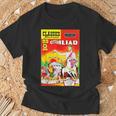 The Iliad Homer Vintage Comic Book Cover T-Shirt Gifts for Old Men The Iliad Homer Vintage Comic Book Cover T-Shirt Gifts for Old Men