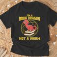 I'm A Book Dragon Not A WormShirt Bookworm Reading T-Shirt Gifts for Old Men I'm A Book Dragon Not A WormShirt Bookworm Reading T-Shirt Gifts for Old Men