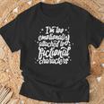 I'm Too Emotionally Attached To Fictional Characters Book T-Shirt Gifts for Old Men