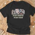 I’m Not Perverted I’m Just Italian In Comic Books T-Shirt Gifts for Old Men