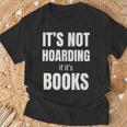It's Not Hoarding Books Book Collector T-Shirt Gifts for Old Men