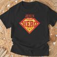 Jesus Is My Superhero Hero Fun Comic Book T-Shirt Gifts for Old Men Jesus Is My Superhero Hero Fun Comic Book T-Shirt Gifts for Old Men