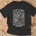 Just A Boy Who Loves Dragons And Books Fantasy Gothic T-Shirt Gifts for Old Men Just A Boy Who Loves Dragons And Books Fantasy Gothic T-Shirt Gifts for Old Men