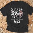 Just A Girl Who Loves Dinosaurs And Books Dinosaur T-Shirt Gifts for Old Men Just A Girl Who Loves Dinosaurs And Books Dinosaur T-Shirt Gifts for Old Men