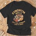 Just Like Grammar Used To Make Bread Book Read Synonym Rolls T-Shirt Gifts for Old Men Just Like Grammar Used To Make Bread Book Read Synonym Rolls T-Shirt Gifts for Old Men