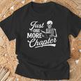Just One More Chapter Book Lover Reading Bookworm Reader T-Shirt Gifts for Old Men