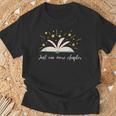 Just One More Chapter Book Lovers T-Shirt Gifts for Old Men
